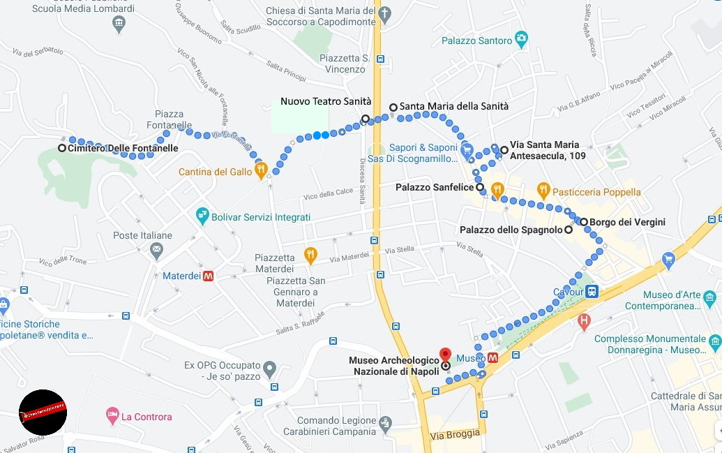 Napoli – Rione Sanità – Itinerario