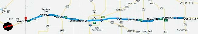 Texas - Route 66 - Da Shamrock a Adrian